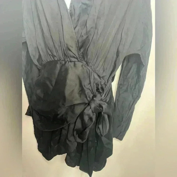 L’academie 100% Tencell Wrap Dress Size Medium - Picture 3 of 7